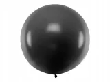 balon-okragly-pastel-black-1m