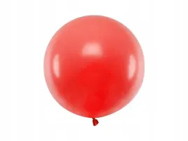 balon-okragly-pastel-poppy-red-60cm