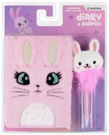 pamietnik-pluszowy-krolik-z-klodka-dlugopis