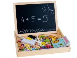 tablica-drewniana-magnetyczno-kredowa-akcesoria