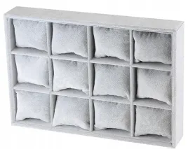 ekspozytor-tacka-na-zegarki-bransoletki-12-poduszek-szara