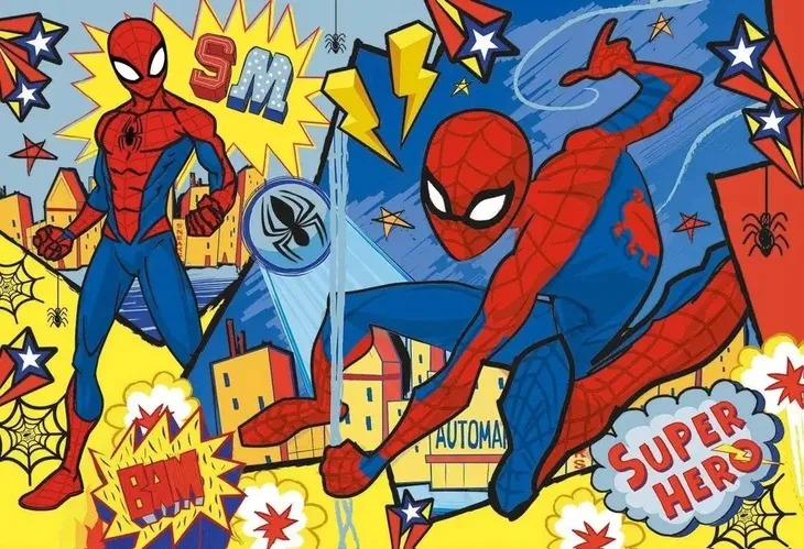 puzzle-24-maxi-super-kolor-spider-man-marka-clementoni