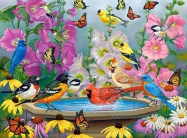 puzzle-2000-ukladanka-zwierzeta-ptaki-sikorki-wilgi-gil-kwiaty-9-castor