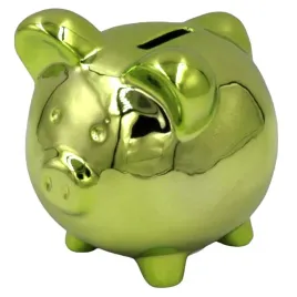 skarbonka-swinka-ceramiczna-lustrzana-otwierana-zielony