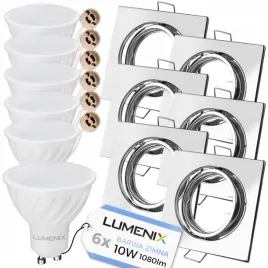 zestaw-6x-oprawa-kwadrat-ruchoma-chrom-zarowka-gu10-led-10w-zimna