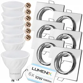 zestaw-6x-oprawa-kwadrat-ruchoma-chrom-zarowka-gu10-led-10w-neutralna