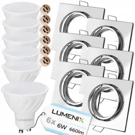 zestaw-6x-oprawa-kwadrat-ruchoma-chrom-zarowka-gu10-led-6w-neutralna