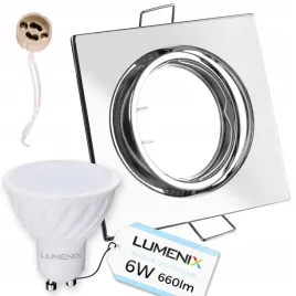 zestaw-oprawa-kwadrat-ruchoma-chrom-zarowka-gu10-led-6w-neutralna