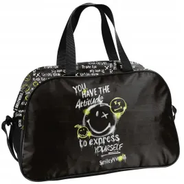 torba-sportowa-na-basen-smiley-czarna