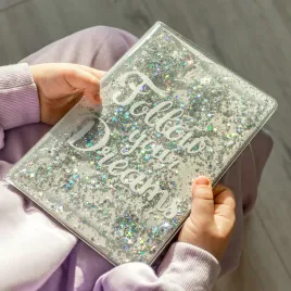 notes-follow-your-dreams-srebrne-cekiny