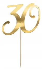 topper-na-tort-30-zloty-20-5cm