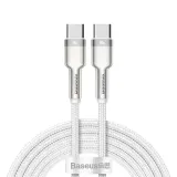kabel-usb-c-do-usb-c-baseus-cafule-100w-2m-bialy