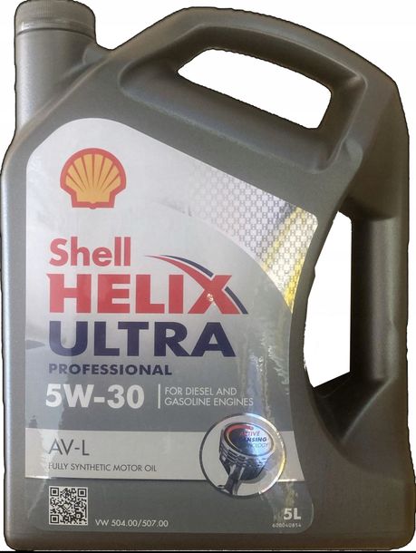 Фото - Моторне мастило Shell HELIX ULTRA PROFESSIONAL AV-L 5W30 5L 