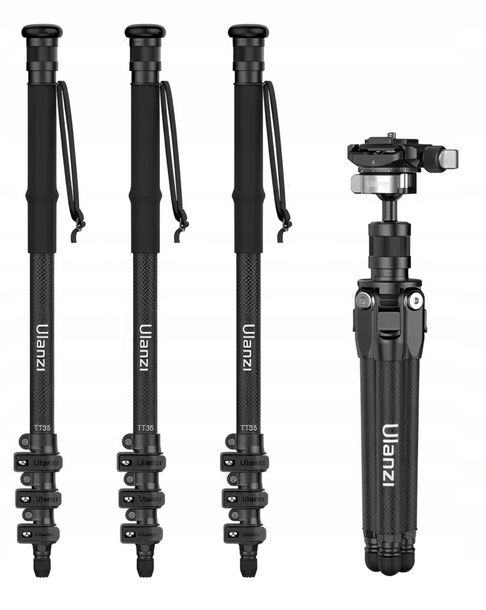 Statyw Ulanzi TT35 Kit 4w1 Statyw Monopod Selfie stick Kijek trekkingowy