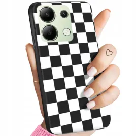 etui-matowe-do-xiaomi-redmi-note-13-4g-wzory-bialy-czarny-czarno-bialy-case