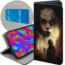 etui-do-xiaomi-redmi-note-14-5g-wzory-halloween-zombie-dynie-czaszki-case