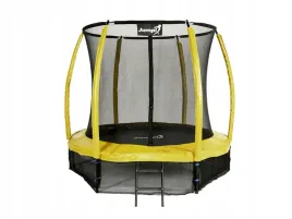 trampolina-ogrodowa-252cm-8ft-maxy-comfort-plus-zolta-z-wewnetrzna-siatka