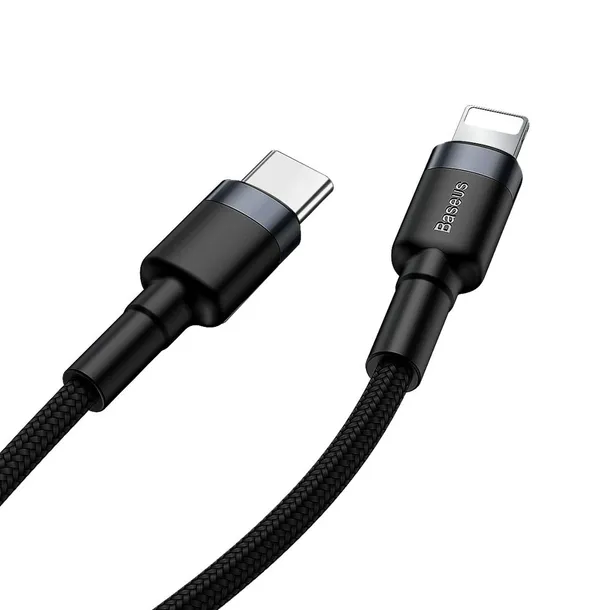 baseus-cafule-cable-1m-usb-c-greater-lightning-czarno-szary-zgodnosc-ze-standardem-quick-charge-3-0