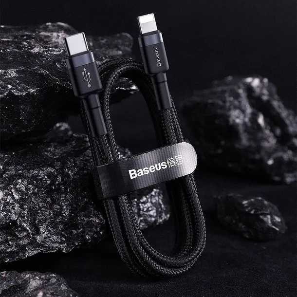 baseus-cafule-cable-1m-usb-c-greater-lightning-czarno-szary-produkt-wprowadzony-do-obrotu-na-terenie-ue-przed-13-12-2024-tak