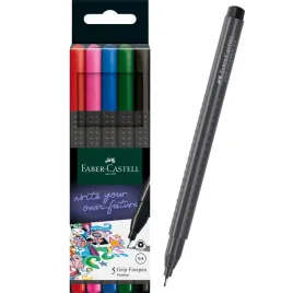 cienkopisy-grip-5-kolorow-podstawowych-0-4mm-faber-castell-151604