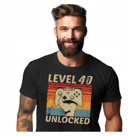 koszulka-meska-t-shirt-na-urodziny-m-40-lat-pad-level-unlocked