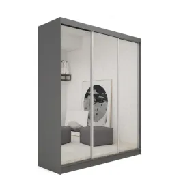 grafitowa-szafa-do-przedpokoju-z-lustrem-180-cm