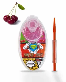 Zdjęcie produktu MOCNE SUPER KLIK Kulki smakowe do papierosów WIŚNIA WIŚNIOWE 100 szt.