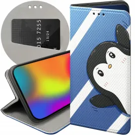 etui-z-klapka-do-xiaomi-redmi-note-14-5g-wzory-pingwinek-pingwin-happy-feet