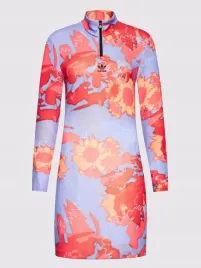 adidas-originals-sukienka-hc4598-kolor-fioletowy-mini-dopasowana-roz-xs