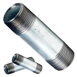 krociec-sztucer-rura-stalowa-ocynk-2-gwinty-o-1-cal-dn25-dlugosc-120mm