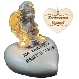 znicz-dla-syna-aniol-aniolek-na-sercu-znicz-figurka-led-na-grob