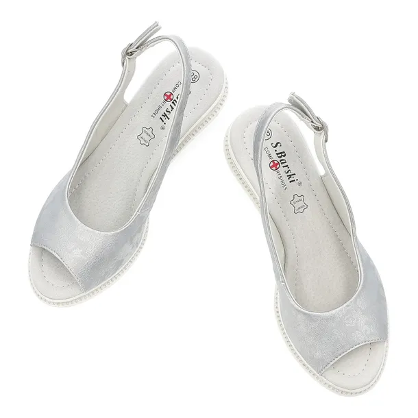 sandaly-s-barski-lr51-539-silver-wzor-dominujacy-bez-wzoru