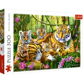 trefl-puzzle-500-el-rodzina-tygrysow-37350