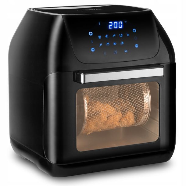 ﻿PIEKARNIK BEZTŁUSZCZOWY 12L XXL 1500W FRYTKOWNICA AIR OVEN FRYER ROŻEN LCD