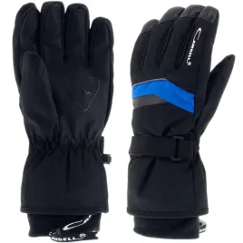 rekawice-narciarskie-meskie-cambell-softshell-xl-czarno-niebieskie