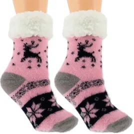 hipoalergiczne-dzieciece-cieple-skarpetki-zimowe-kapcie-abs-28-31-rozowe