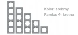 novella-ramka-4-krotna-kolor-srebrny