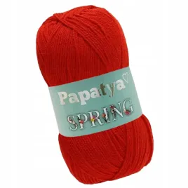 wloczka-papatya-spring-akrylowa-kamgarn-cienki-akryl-100percent-czerwony-3080