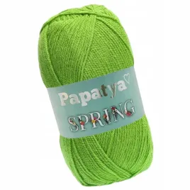 wloczka-papatya-spring-akrylowa-kamgarn-cienki-akryl-100percent-zielony-6050