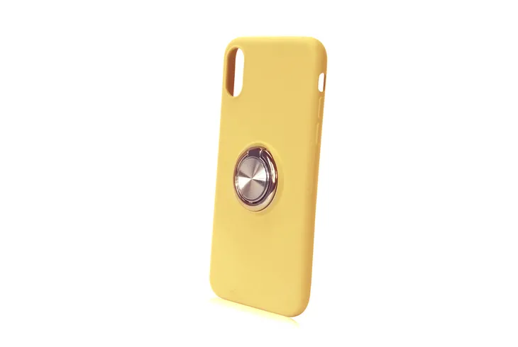 etui-silicone-ring-iphone-11-pro-zolty-stan-nowy