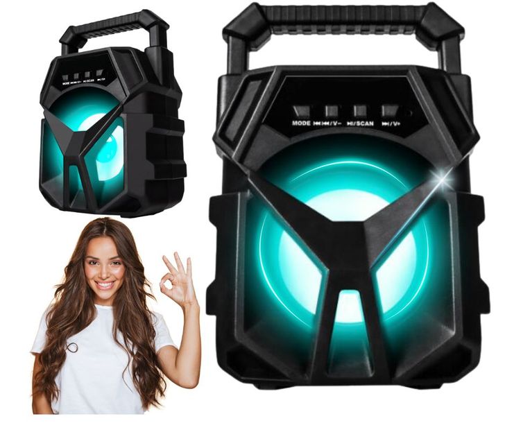 ﻿GŁOŚNIK BLUETOOTH PRZENOŚNY BOOMBOX BEZPRZEWODOWY KOLUMNA RADIO 400W MP3