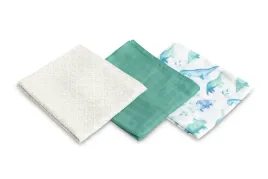 sensillo-pielucha-bambusowa-3-pak-dino-green-70x80