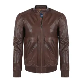 kurtka-meska-skorzana-giorgio-di-mare-brazowa-pilotka