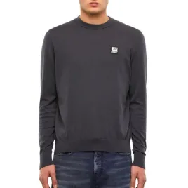 sweter-meski-diesel-klasyczny-bawelniany-szary