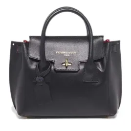 torebka-damska-victor-and-hugo-klasyczna-czarna-skorzana