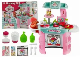 lean-toys-zestaw-do-opieki-niemowlaka-stolik-akcesoria-pralka