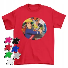 koszulka-t-shirt-dziecieca-z-nadrukiem-strazak-sam-dla-dzieci-l-146-152