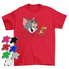 koszulka-t-shirt-dziecieca-z-nadrukiem-tom-jerry-kot-myszka-xxs-98-104
