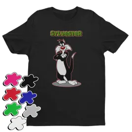 koszulka-t-shirt-dziecieca-z-nadrukiem-looney-kot-sylwester-m-134-140