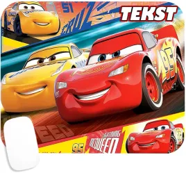 podkladka-pod-myszke-z-nadrukiem-czerwone-autko-wzory-tekst-gratis-20x24